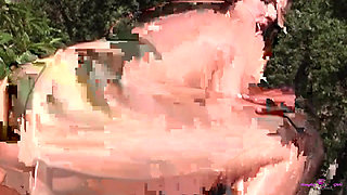 Sexy Brunette Touches Her Pussy by the Pool and Gets Anal Fucked by a BBC