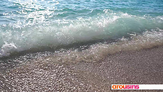 Candee Licious Getting Naughty on the Beach