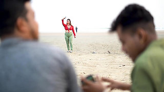 Indian Gangbang Hardcore Fuck with Big Boobs Bhabhi in Hotel