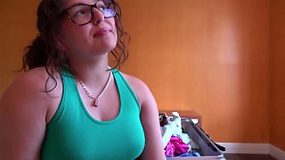 Naughty Plump Buxom PAWG Step-sis Invited Me To Masturbate With Her & We Ended Up Fucking For Real