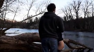 Outdoor Sex with my 18yo Amateur Girlfriend