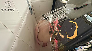 6.7 Tall Amazon Shower Routine POV Overhead Giantess Goddess