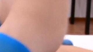 Stepson Straps Himself on in Cowgirl Position While Riding a Curvy MILF