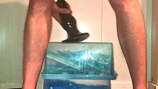 Solo Gay Twink Anal Multiple Enormous Dildo's - Extreme Pissing Orgasms