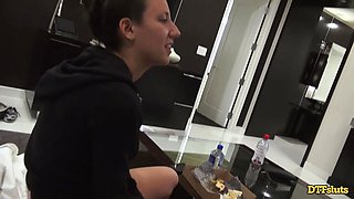 Late Night Threesome - Mystica Jade & Sophia Grace Fuck James Deen