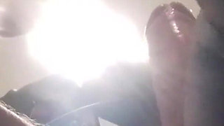 MILF with Blonde Pigtails Sucks Cock and Cums in Mouth