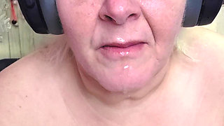 Big Piped Gagged in the Mouth of This Whore Hag