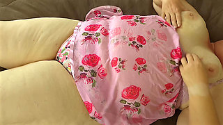 Cum and Watch Me Flashing and Showing off My Big Fat Ass and Plump Pussy in Panty