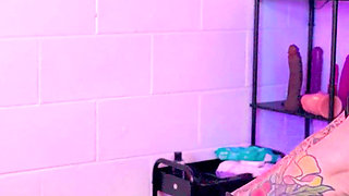 Gimp Sub Gets Pegged and Milked