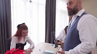 Unconventional Lessons at a Private University for Two Red-haired Students.