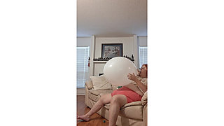 Requested Blow up and Pop Video by Big Beauty Nurse Vicki