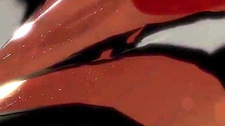 Anime Cowgirl Sex Cage Wrestling Deepthroat and Anal Pounding