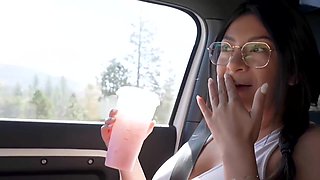 Bratty Step Sis Would Rather Suck Cock Than Hike - Outdoor Sex - Cami Strella