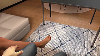 WHAT IS MY STEPMOM DOING? The filthy slut grabs my cock.
