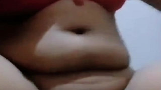 I recorded the cellphone screen during a video call with a hot widow part1