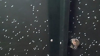 Caught Public Restroom and Sloppy Seconds with Wife