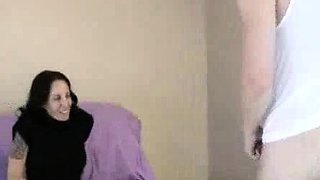 When Milf Hayden catches Billy masturbating, the curious