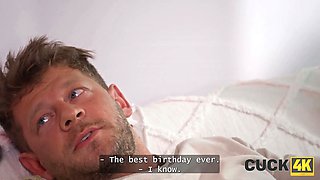 Cuck4k. kiss my sole and eat my warm snatch