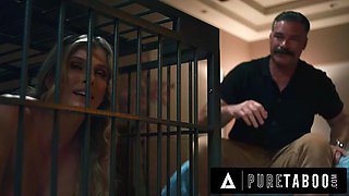 PURE TABOO Naive Nina White Finds MILF Neighbour Cory Chase LOCKED IN A CAGE By Creepy Husband!