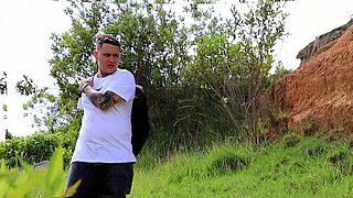 Outdoor Sex! a Cute Colombian in the Middle of the Desert Until I Make Her Come