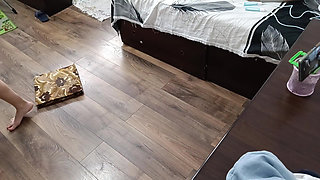 Sexy Wife Workout at Home Naked