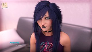 Erotic stories featuring big tits in a three-dimensional visual novel experience