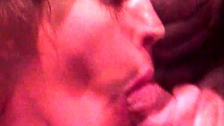 Brunette hardcore blowjob