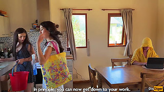 Time Stop Freeze - Two Maid Fucked by Hackers Free Use Creampie