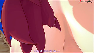 Makima Fucked on the Beach - Chainsaw Man