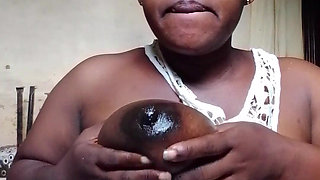 Matured Woman Giving Her Pussy Sweet Massageyou Can't Definitely Oppose This African Black Woman's Boobs