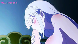 Tonight you belong to me - Subaru x Emilia (Anime Hentai) Eng Sub