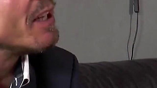 Hot blonde milf gets both holes pounded by huge dick