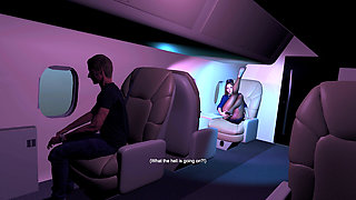 Fucking and cum inside a flight attendant with a perfect body - 3D Animation 4K
