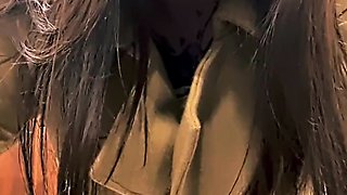 Risky Play with My Pussy Leads to a Squirt in the Mall