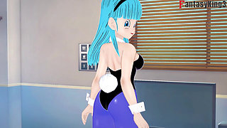 Bulma and Goku Fuck While Android 18 Watches - Dragon Ball Zex Series