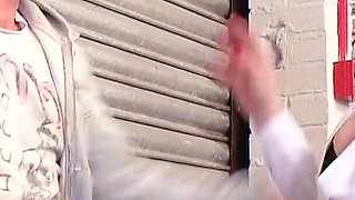 Lucia Love not only arrests the gangsters but also nibbles them right afterwards