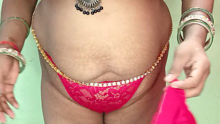 Indian Wife in Wedding Saree Dance Nude Dance Clear Voice in Hindi