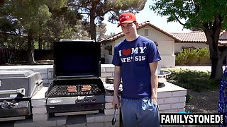 The boys creamy fireworks for Penelope Kay