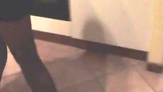 Black Stockings Shoeplay