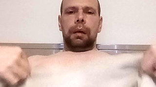 I hide my big erection under the blanket