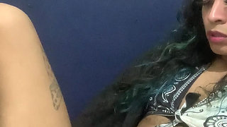 Teen Trans Masturbating and Cum