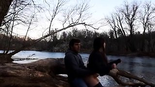Outdoor Sex with my 18yo Amateur Girlfriend