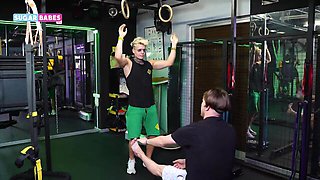 Hooker's gym girl action by Sugar Babes TV