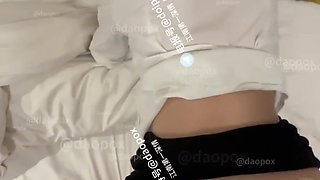 Asian Couple Passionate Hotel Fun