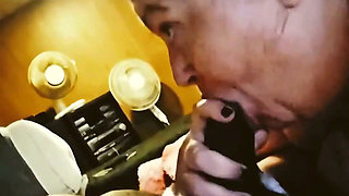 A college Teacher Sucking My Dick & Swallowing the Whole Load