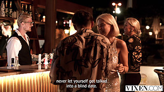 VIXEN Bored Cock-Hungry Hottie Dolly Orchid Ditches Loser Date For Hot Bartender