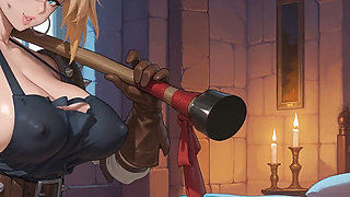 Isekai: Waifu Overlord Gameplay Part 14 - Unlocked 3 H-scenes of Liz