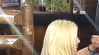 Sucking Stepdad's Cock Before He Cums in My Pussy