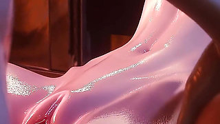 D.va Washroom Gangbang - Shared with Two Guys Overwatch 3D Animation