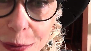 Auntjudys - Your Mature GILF Boss Dee Lite Sucks Your Cock at the Office
